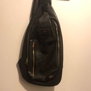 Mint Worldwide Faux Crocodile Backpack